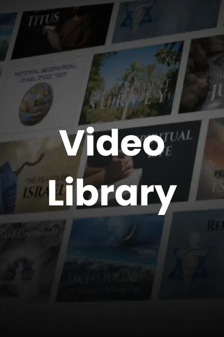 Video Library cover: blurred collage background with bold white text reading 'Video Library' in the center, indicating a media collection feature.